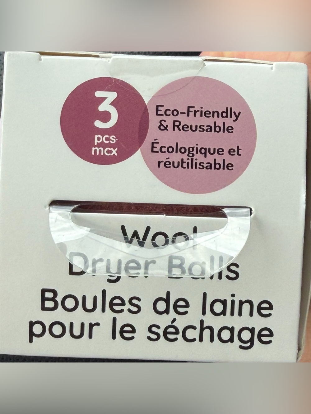 ✨New✨ melii: Wool Dryer Balls (Reusable) Pack of 3 - Picture 5 of 6
